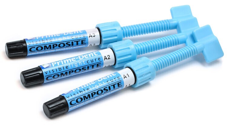 Prime Dent Light Cure Nano Hybrid Composite Dental Resin - 4.5 g  All Shades