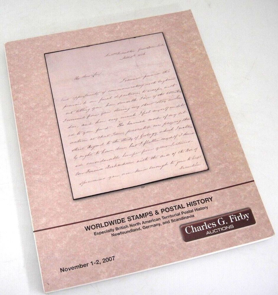 Firby Stamp Auction Catalog 2007 ASTOC Medallion Issue WWI Internment Camps