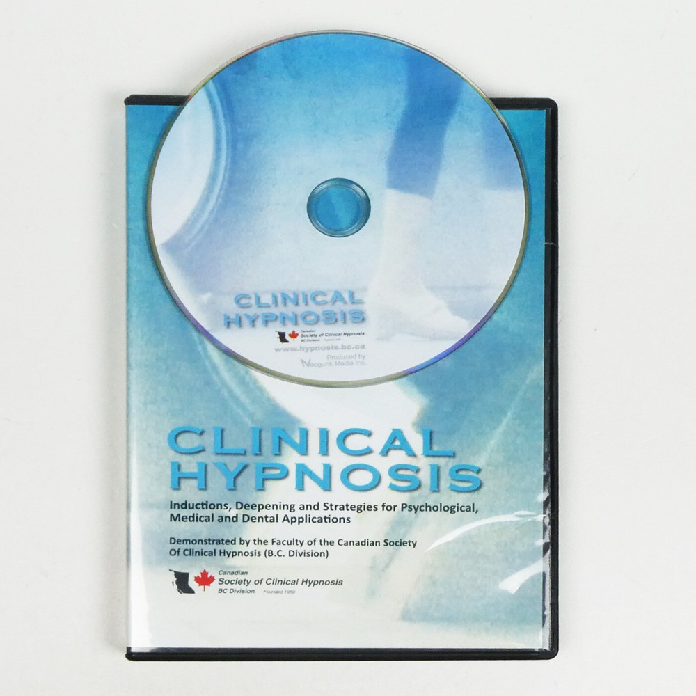 CLINICAL HYPNOSIS DEMONSTRATIONS DVD Hypnotherapy Trance Inductions & Techniques