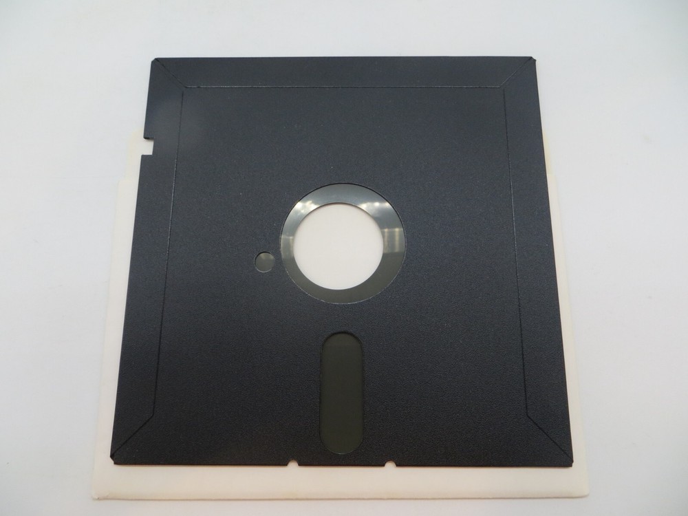 5.25" Floppy Disk ICONDRAW Micro Star Computer Program Disc vintage
