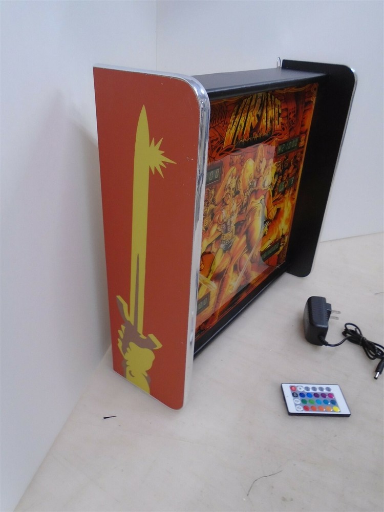 Bally Viking Pinball Head LED Display light box