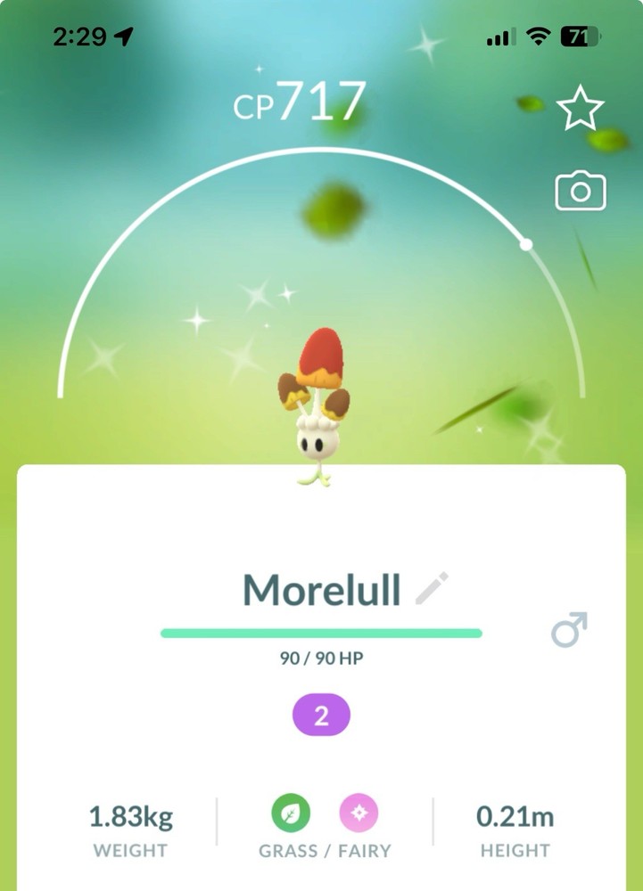 Pokemon Go Shiny Morelull