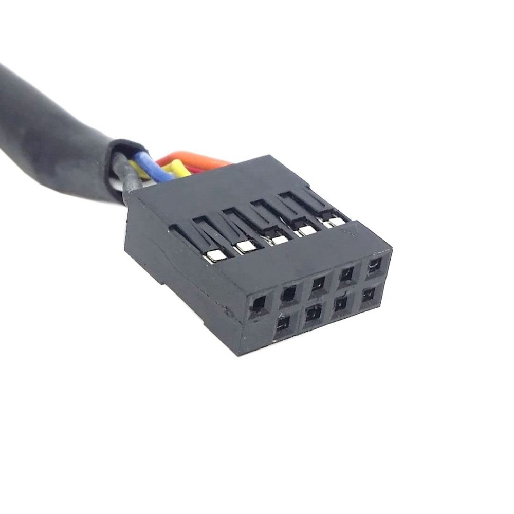 chenyang USB 2.0 Front Panel Header 9/10Pin 1 Cable 1 to 2 Stackable Type
