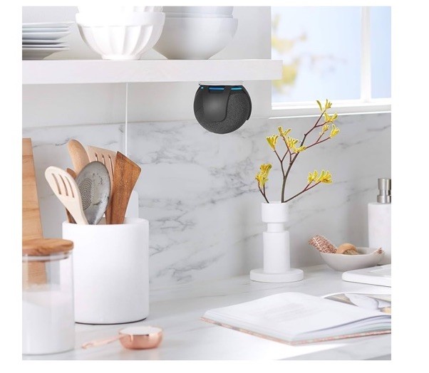 Echogear Wall Mount White For Amazon Echo Dot EGMA-EDM2-W2