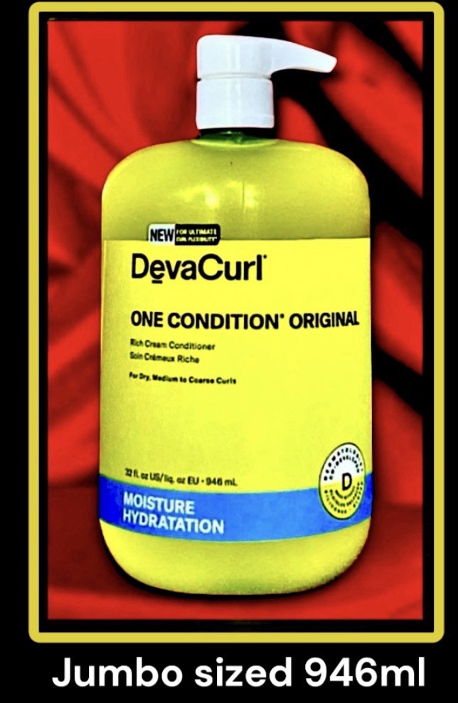 DevaCurl ONE CONDITION ORIGINAL: JUMBO SIZED 946ml/32oz, Rich Cream Conditioner