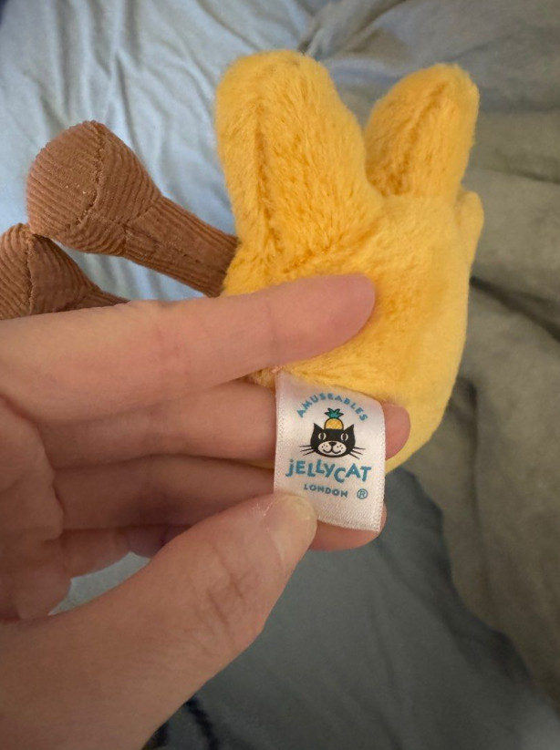 Jellycat Amuseables Sun Plush Keychain – Cute Sunflower Bag Charm Doll NWT