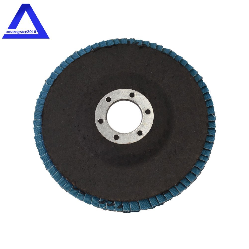 4-1/2" Flap Sanding Disc 40 60 80 120 Grit 4.5 Grinding Wheels for Angle Grinder