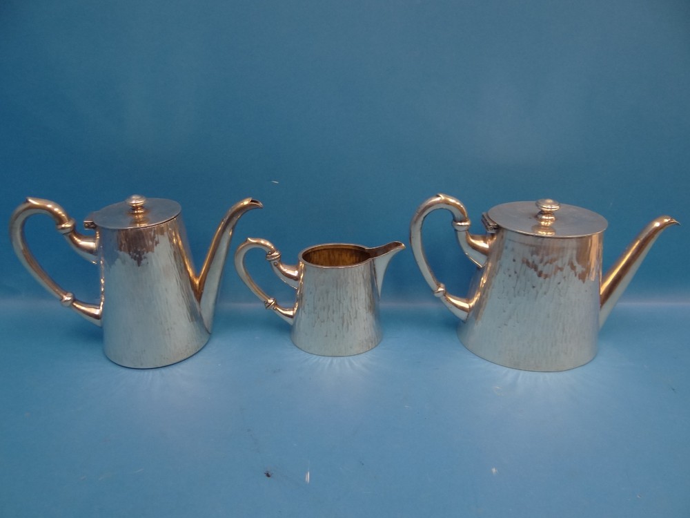 Antique Silverplated Hallmarked BB 95 Pitchers Teapots Creamer Serving Set Old