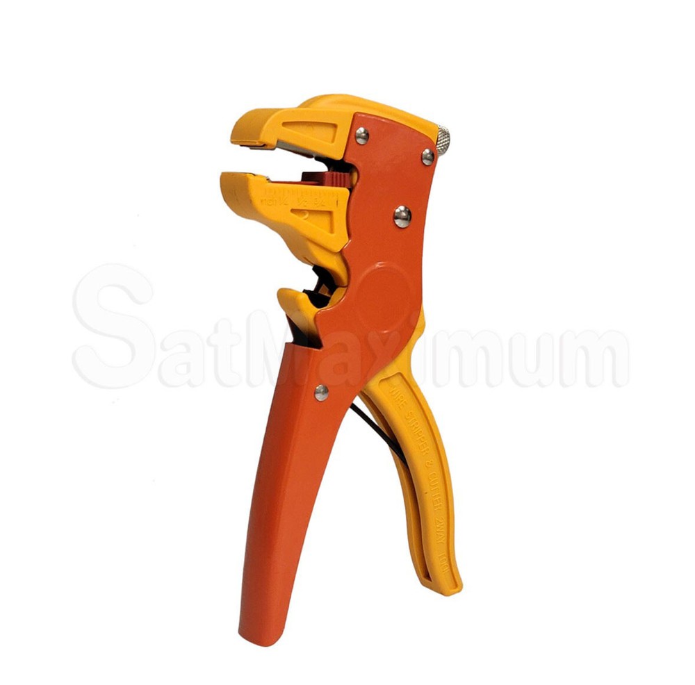 Heavy Duty Self Adjustable Automatic Electrical Wire Stripper Cutter 2-in-1 Tool