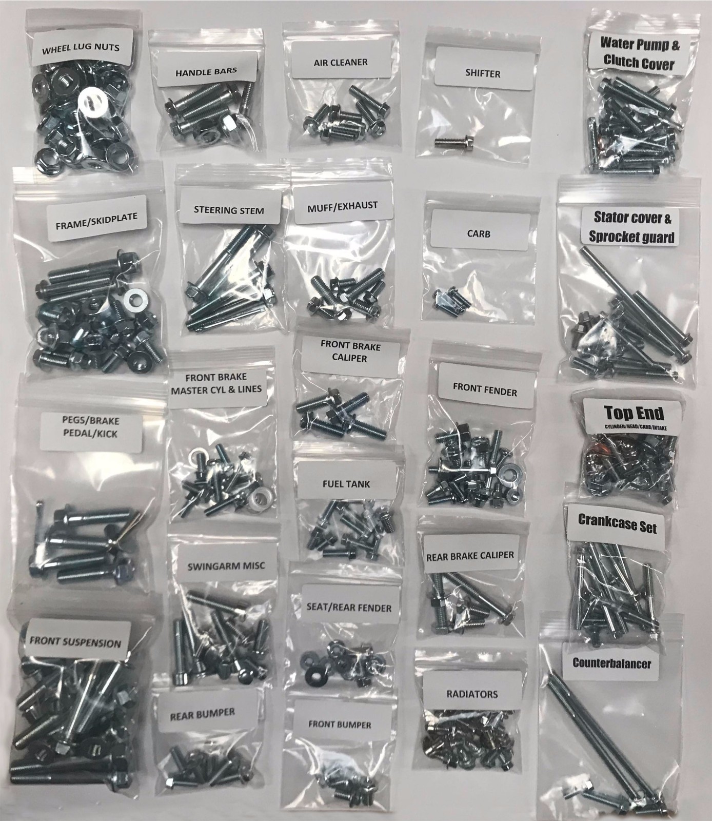 88 Fourtrax Full Restoration Bolt kit Honda TRX250R Front Suspension Motor Body