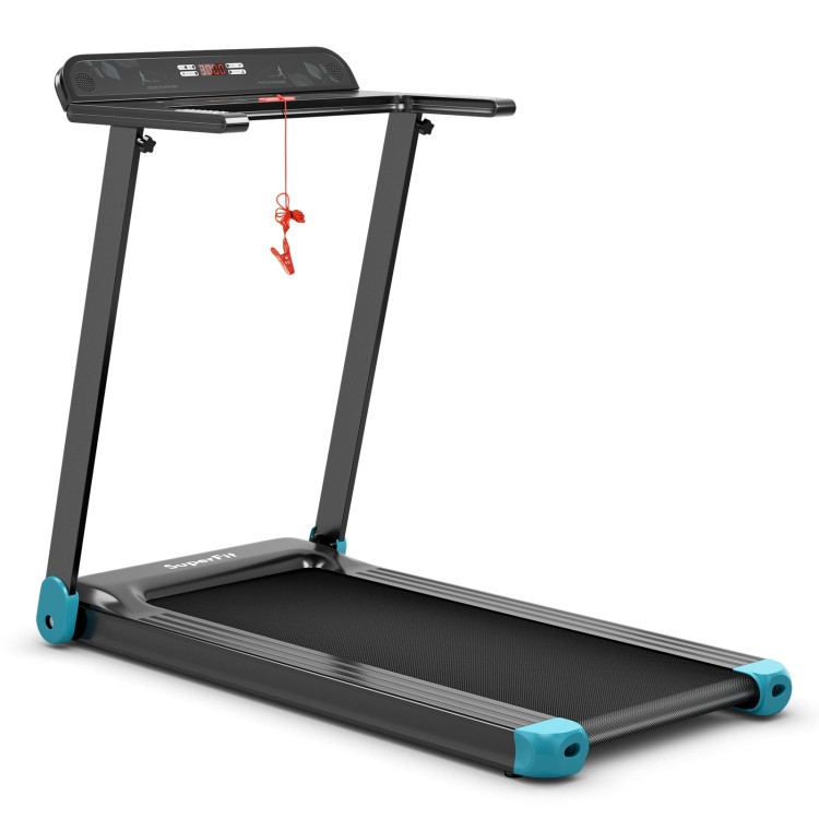 Folding Compact Treadmill – App Control, Bluetooth Speaker, 12 Preset Programs