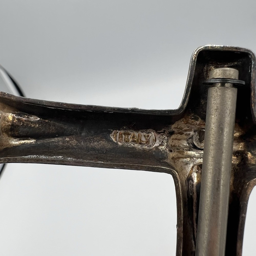 Leonard Silverplate Expanding Bamboo Trivet Italy VTG MCM