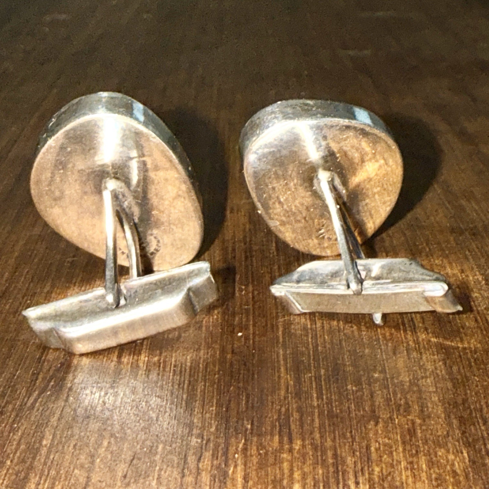 Vintage Mexican Sterling Bow Hunter Cufflinks 925