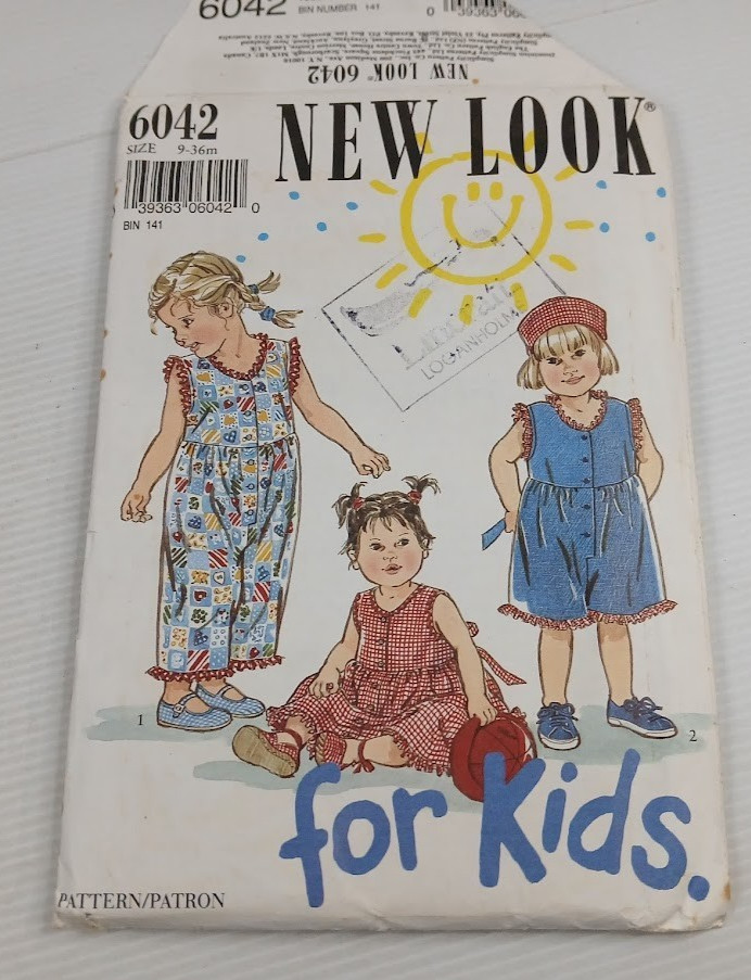 New Look sewing pattern 6042 - NOT CUT