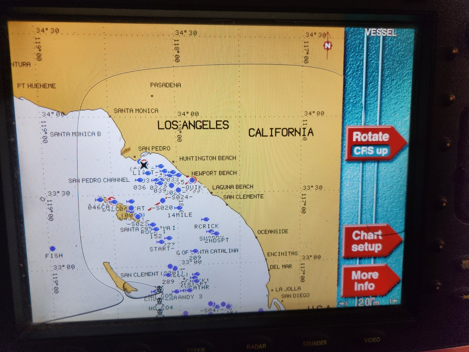 Northstar 6000i GPS Multifunction Display, With Chartplotter 10" Works Great