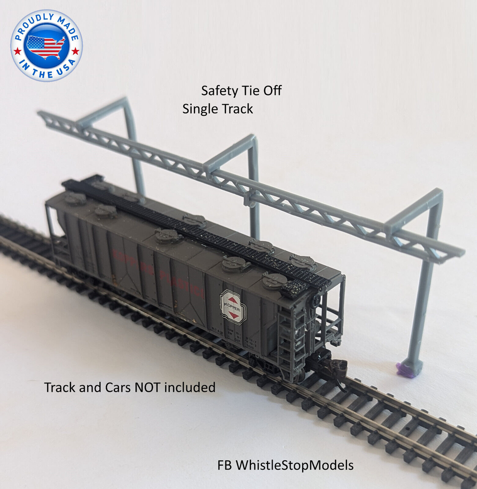 Z Scale Single Track Safety Tie Off