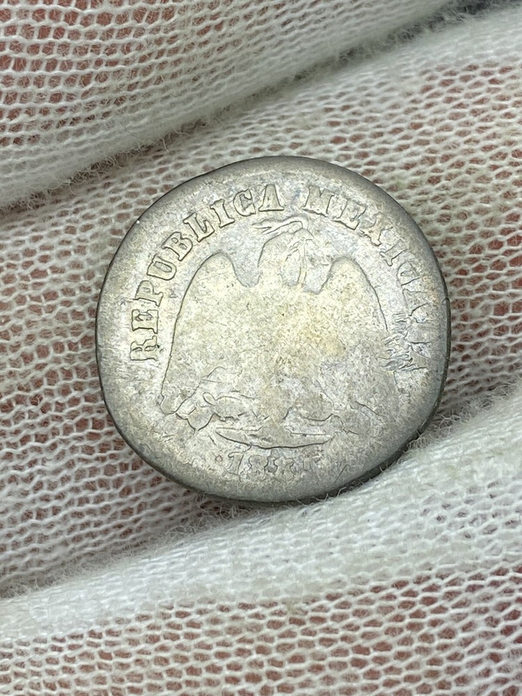 1885 Mexico 10 Centavos