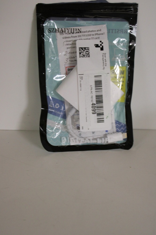 SD Card Reader for iPhone, Memory Card Reader with USB Camera Adapter Plug and P