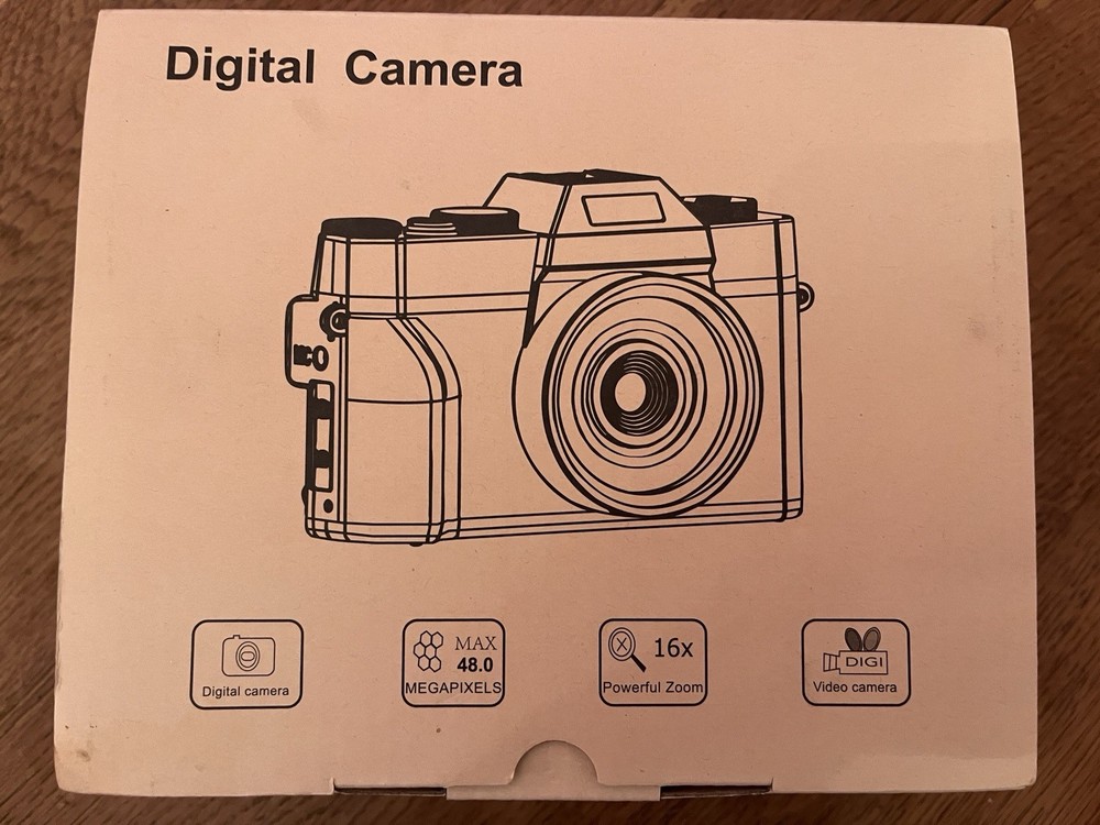 Digital Camera BNIB 2x Battery SD Card