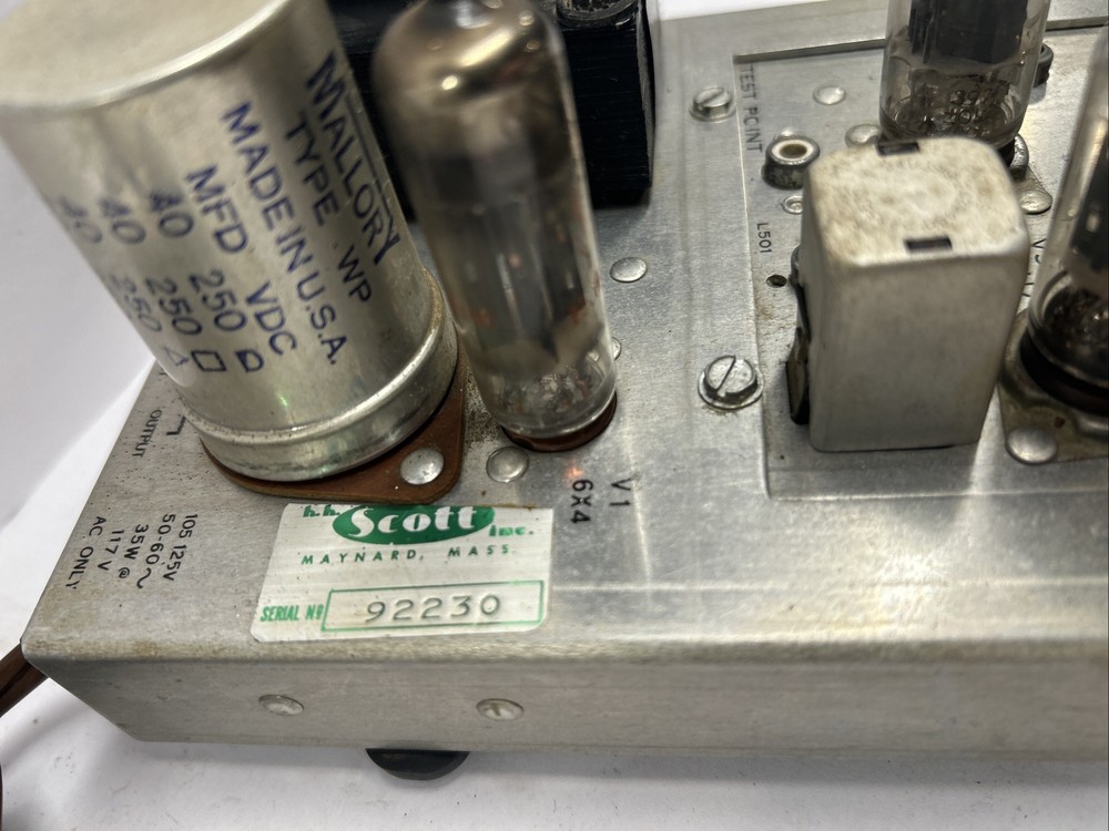 H.H. Scott Stereomaster Type 335 Wideband Multiplex Adaptor POWERS ON - Untested