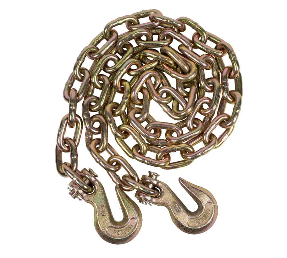 (2 Pack) G70 Binder Chain Grade 70 Truck 3/8 X 20 w/grab hooks