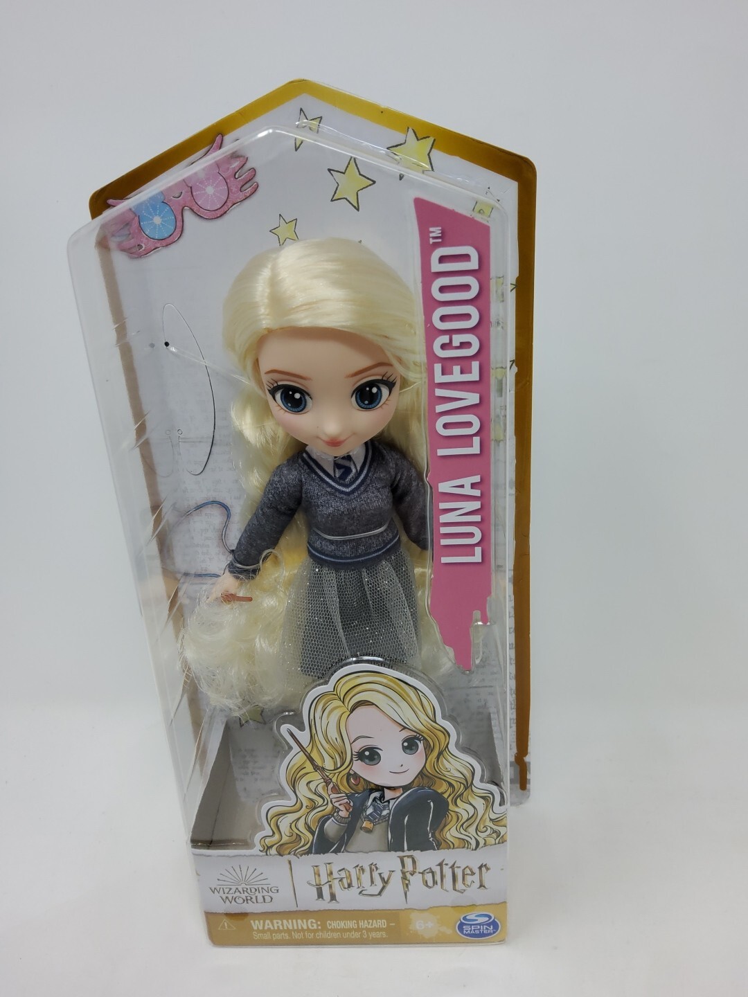 Wizarding World Of Harry Potter 8 Inch Dolls 4 Pack, Harry,Hermione,Luna,Ron