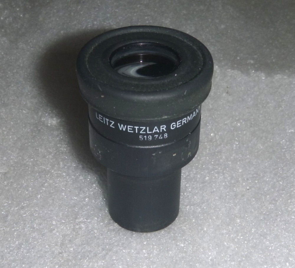 MICROSCOPE EYEPIECE OCULAR LEITZ GERMANY 519748 OPTICS