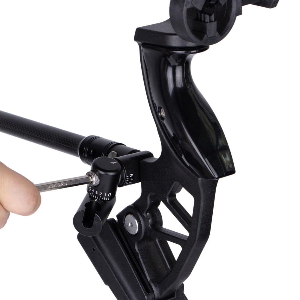 Single Side Adjustable Bow stabilizer, Shooting v bar Attachment for Compound