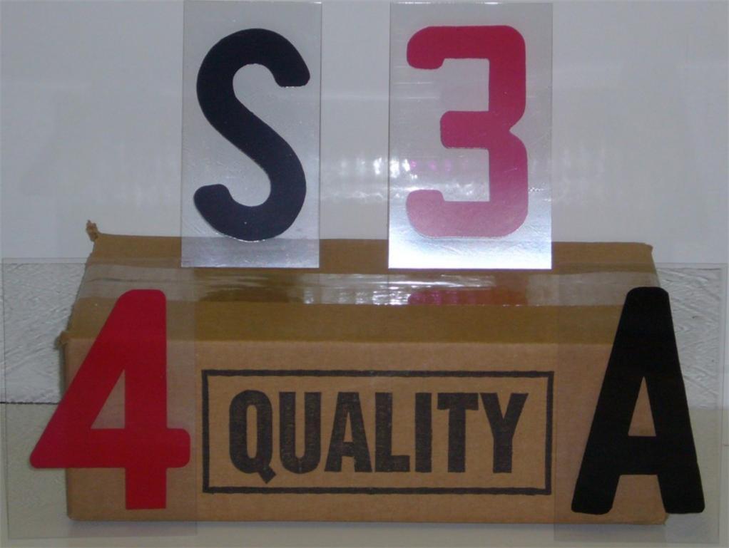 4 inch on 5" Changeable Outdoor Flexible Sidewalk Sign Letters