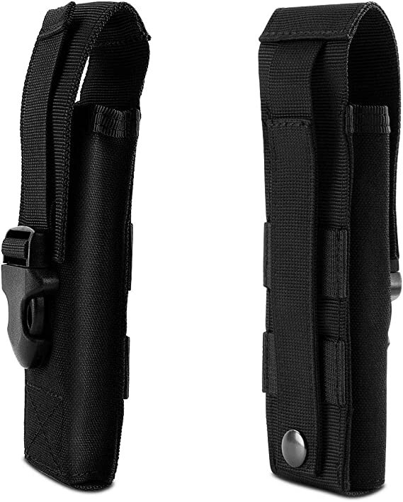 Tactical Molle Pouch Flashlight Holder Case Lightweight Practical Holster Bag US