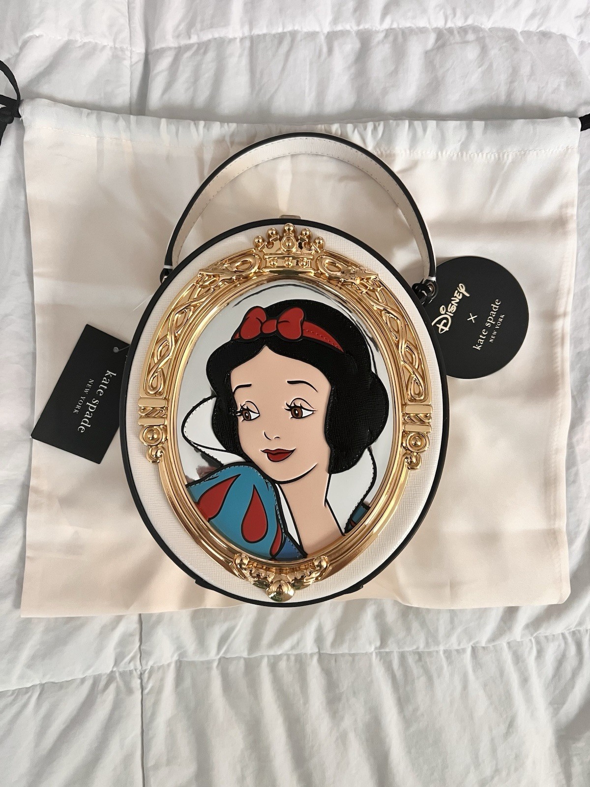 Kate Spade Disney Snow White 3D Mirror Small Crossbody Handbag