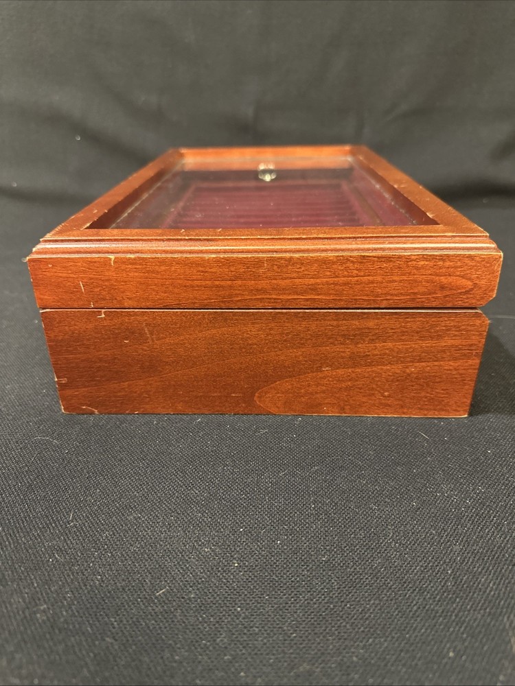 Hardwood Pen Case With 29 Slots