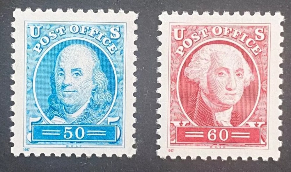 Pacific '97 Franklin & Washington #3139a & 3140a