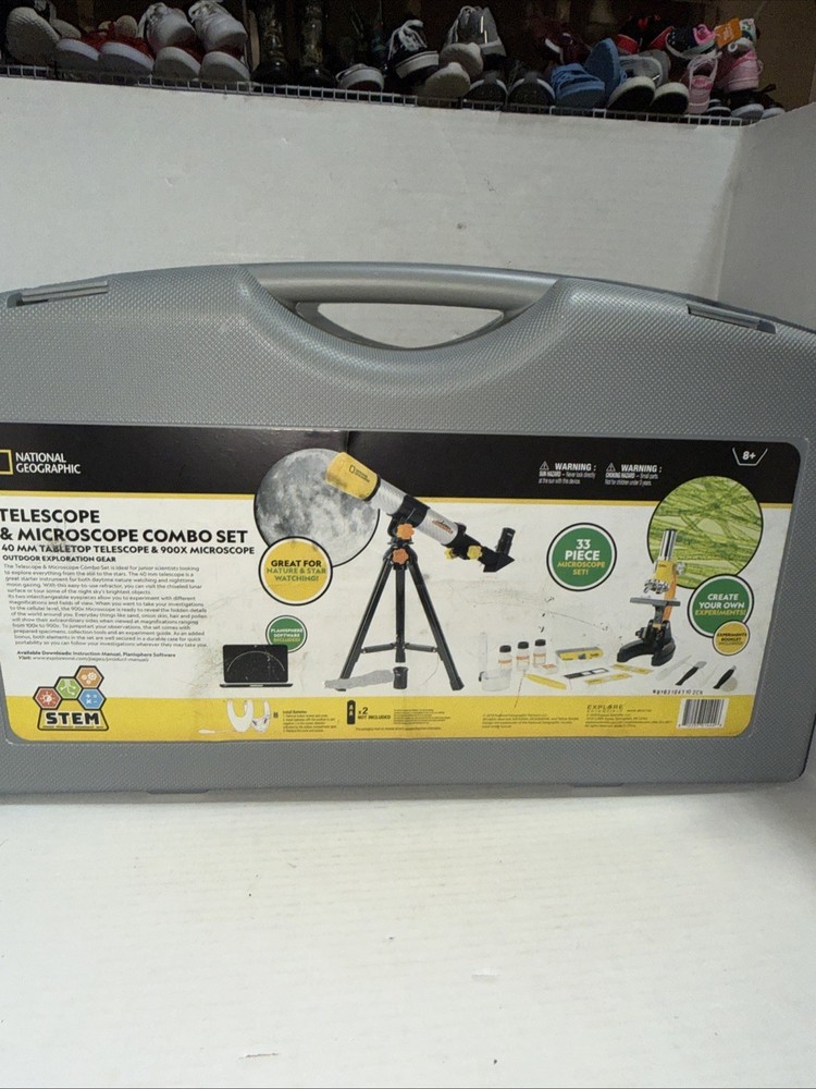 National Geographic Telescope And Microscope Combo Set