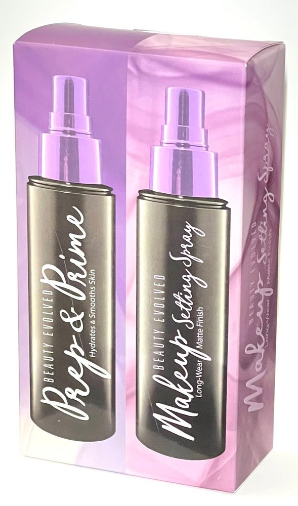 beauty evolved Prep & Prime + makeup setting spray SEALED