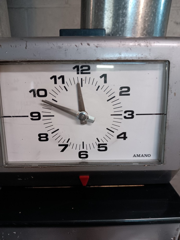 Amano Electric Time Clock Work Recorder