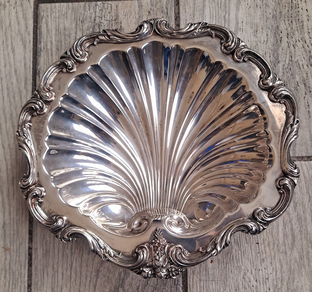 LATE 1800S SILVER PLATED FRUIT CANDY DISH