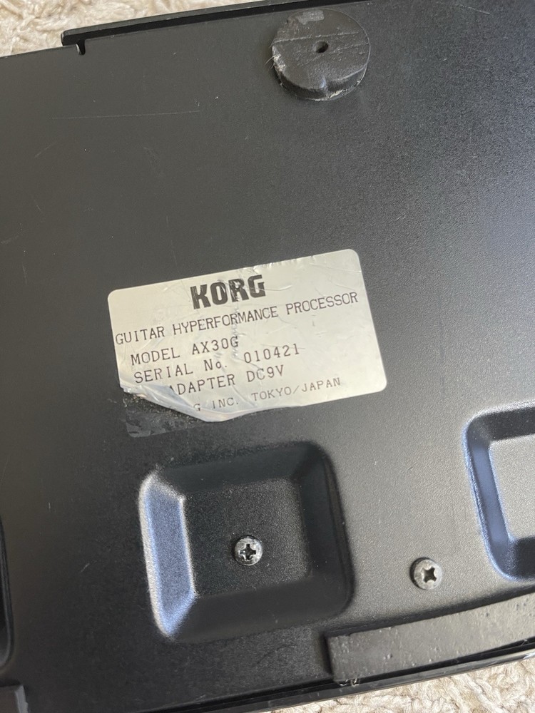 ✨Korg ToneWorks AX30G✨ Multi Effects Pedal W/PSU Working!