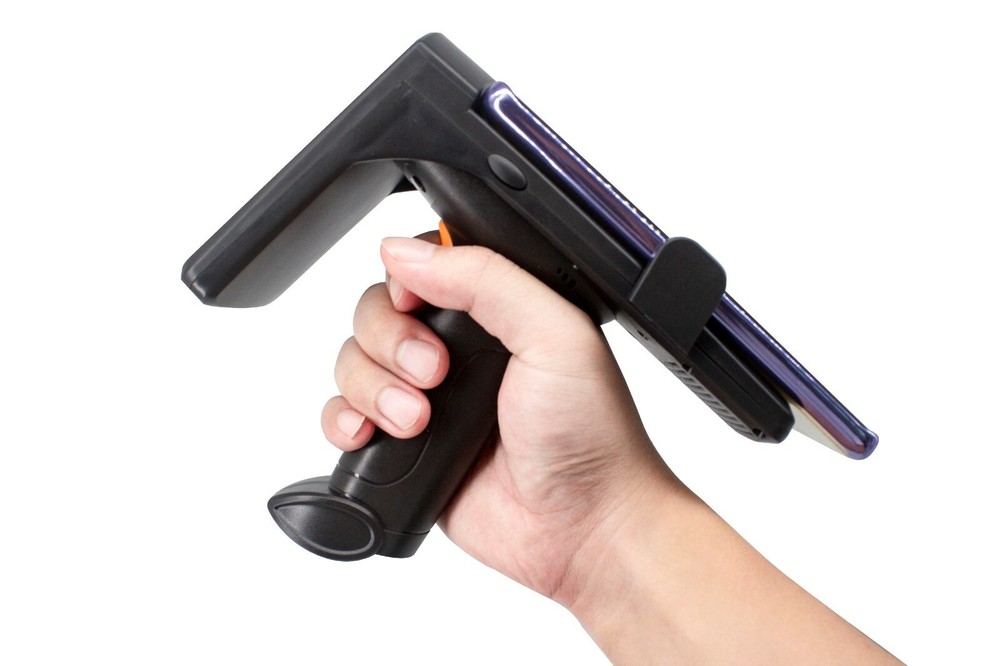 Bluetooth 2.4G UHF RFID Reader Handheld Barcode Scanner For Warehouse Inventory