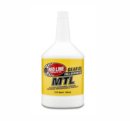 Red Line Fully-synthetic MTL 75W80 GL-4 Manual Transmission Gear Oil 1 Quart