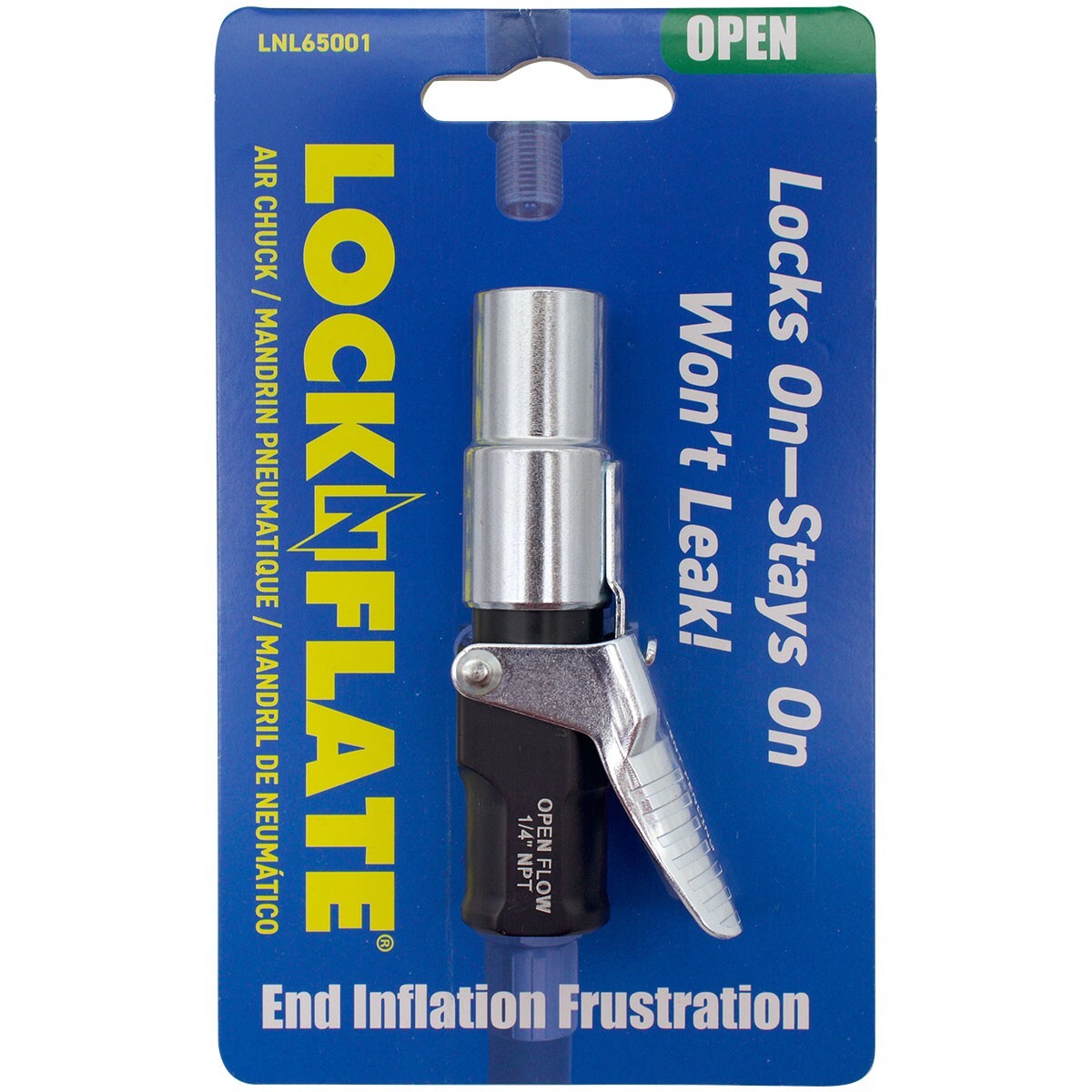 LOCKNFLATE® LOCKING AIR CHUCK