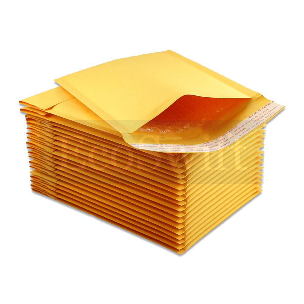 1-18000 #0000 4x6 "EcoSwift" Small Kraft Bubble Mailer Padded Envelope Bag 4 x 6