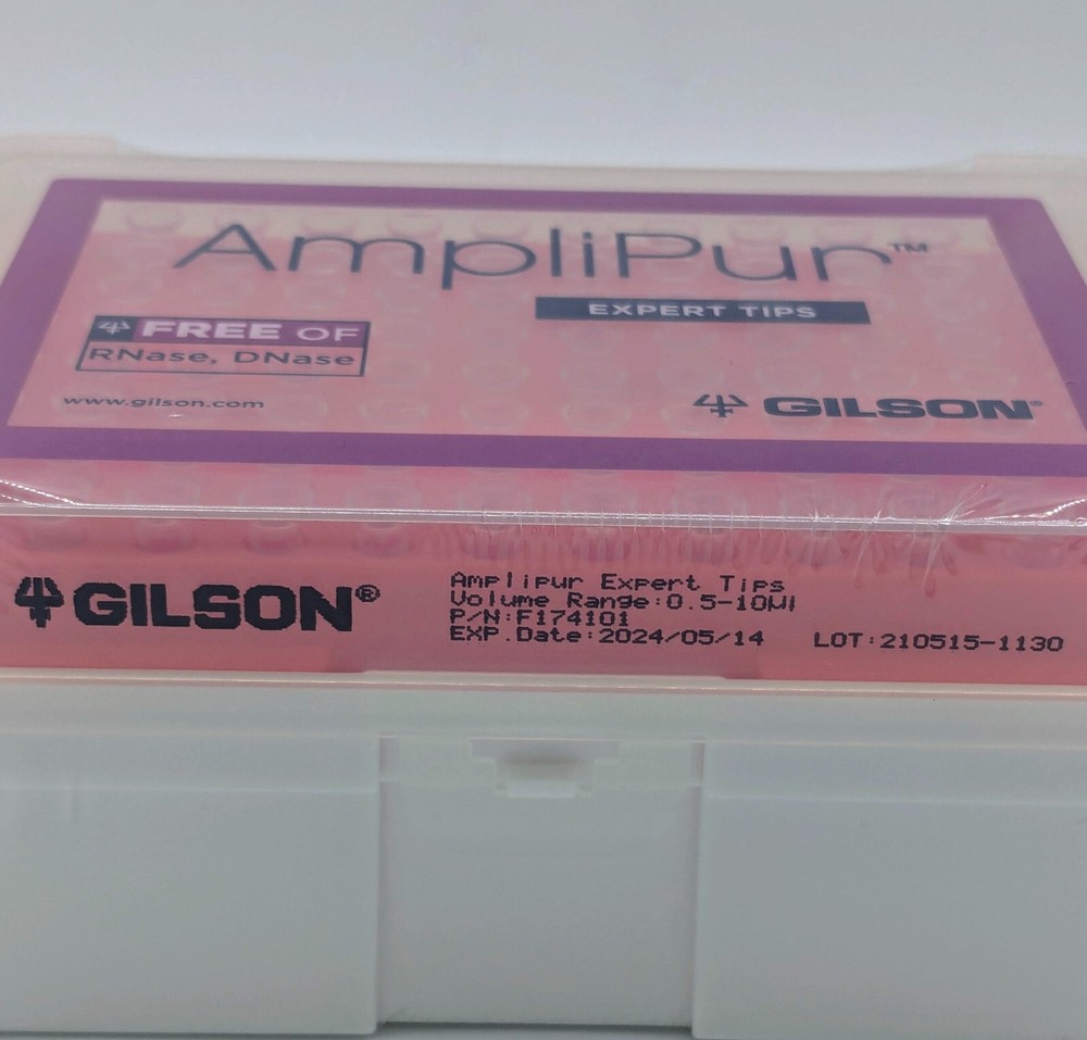 Gilson Universal Fit Filter Pipette Tips | 1 Rack, 96 Tips | Multiple Sizes
