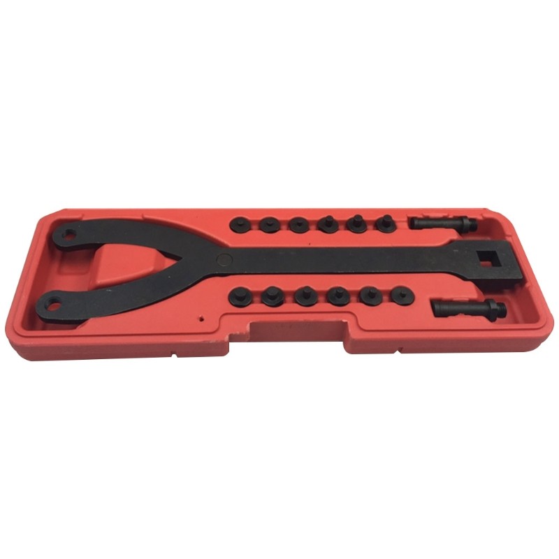 Cylinder Spanner Wrench Set 15Pcs Adjustable Pin Spanner Wrench Pulley Puller