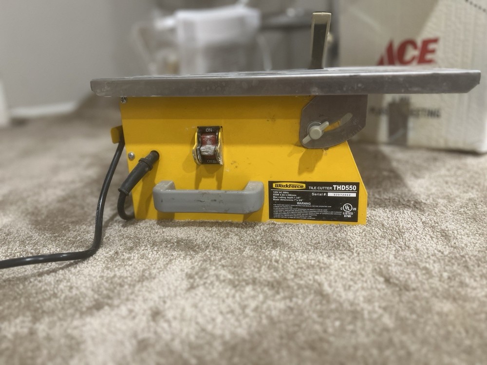 Workforce THD550 7-inch Wet Tile Sawa