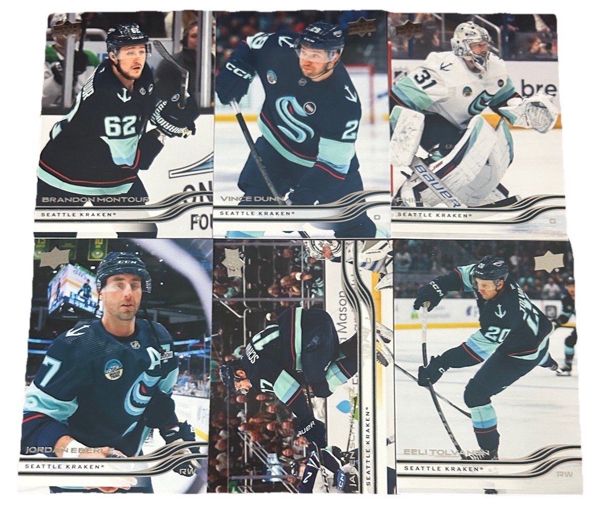 Seattle Kraken 2025-26 UD Series 2 Team Set (6 Cards)