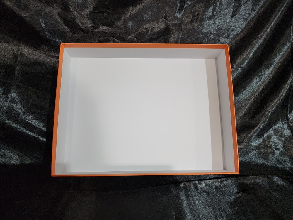 Authentic Hermes Empty Box #515 w/Tissue Paper, Booklet & Ribbon