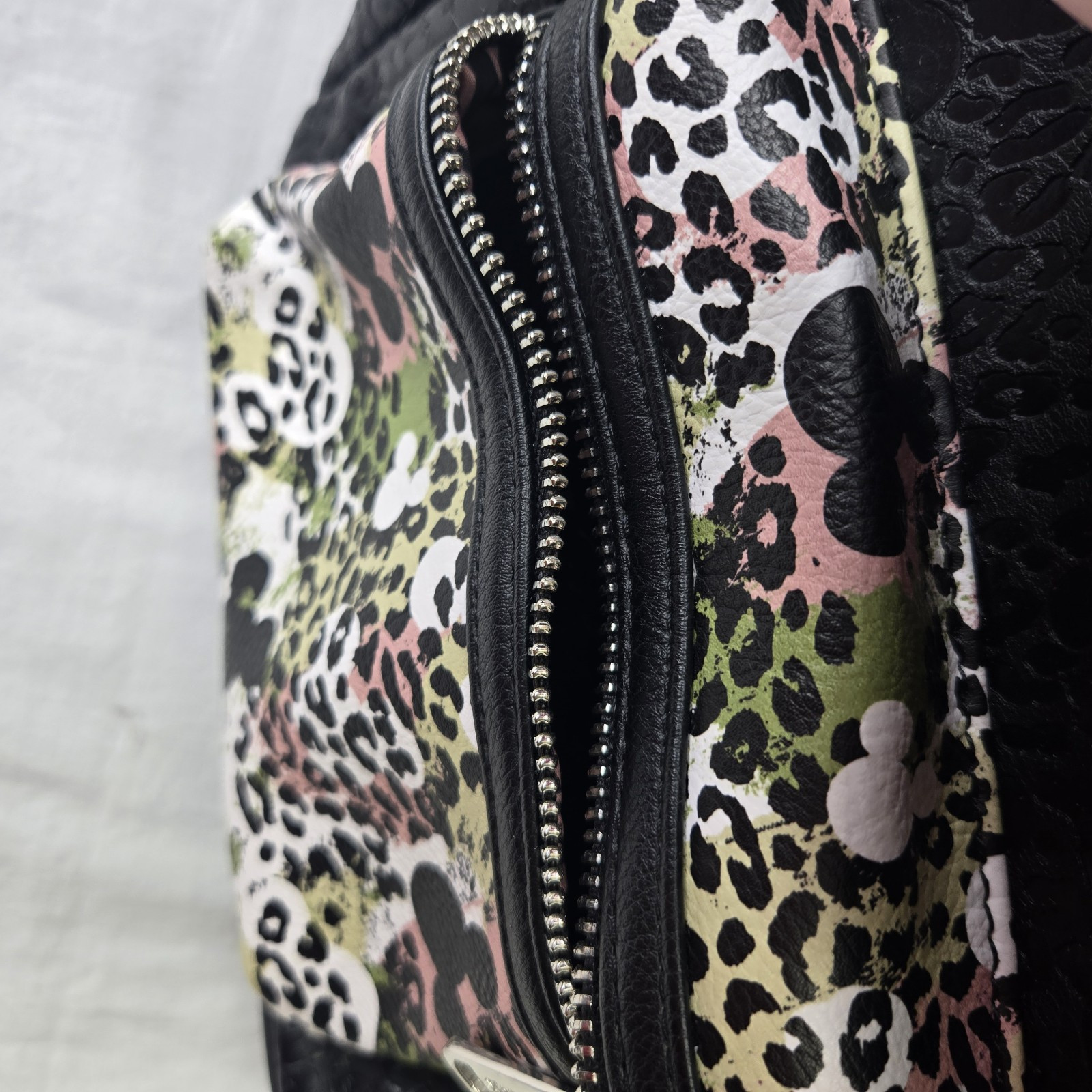 Disney Parks Loungefly Animal Kingdom Camouflage Minnie Mini Backpack w/ ears