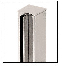 CRL SA10BS Brushed Stainless 1-1/2" Square Flat End Cap