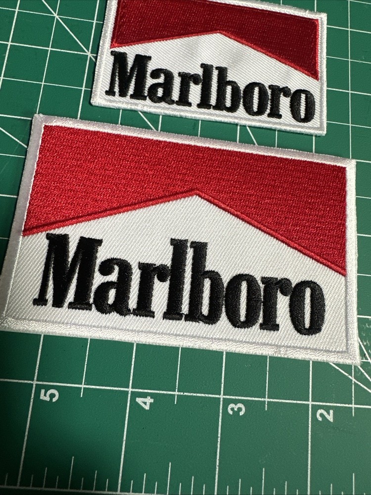 Iron-on Patch Marlboro Two Sizes - High Quality